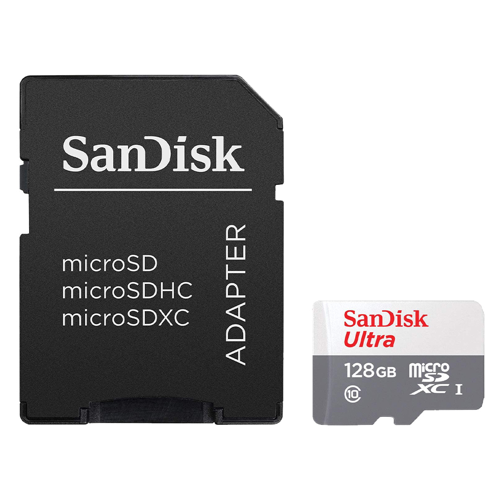 Cel mai bun pret pentru Carduri memorie SANDISK SDSQUNR-128G-GN3MA <i>Seria Ultra excelent pentru captare imaginilor in FULL HD</i>