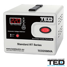 Stabilizator de tensiune 2000VA, 1200W - TED Electric TED2000