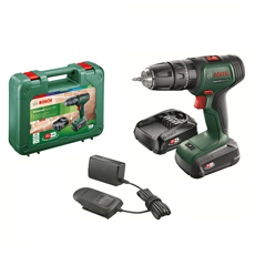 Masina de gaurit, cu percutie UniversalImpact 18V cu 2 acumulatori, 18 V, 1.5 Ah - Bosch 06039D4102