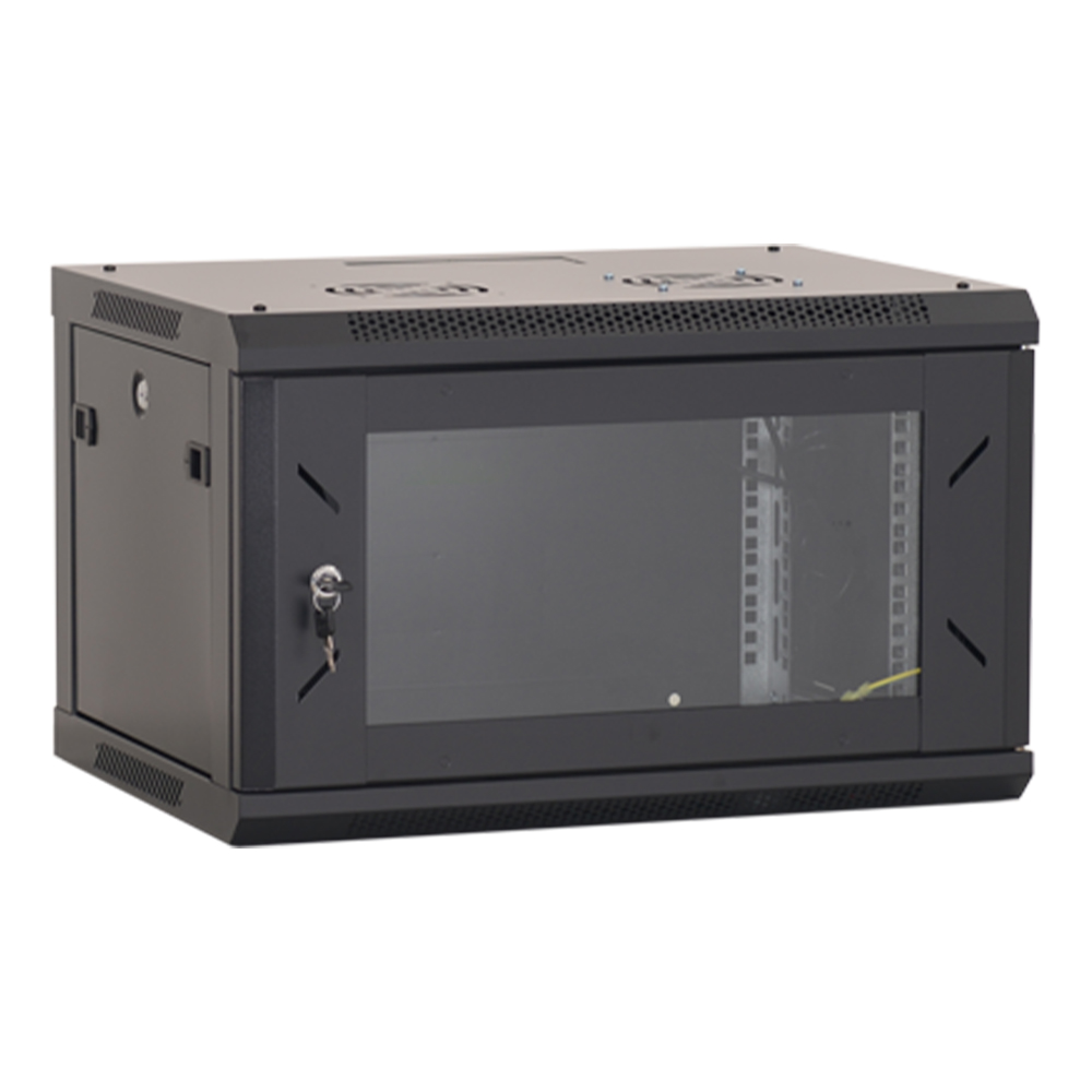 Cabinet metalic, 6 Unitati 600x600, Negru, Neasamblat - OEM ASY-6U-6060P