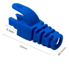 Manson protectie mufa RJ45, albastru (100buc) - ASYTECH Networking RJ45-CAP-BL