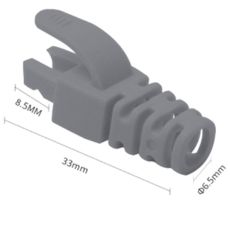 Manson protectie mufa RJ45, gri (100buc) - ASYTECH Networking RJ45-CAP-GY