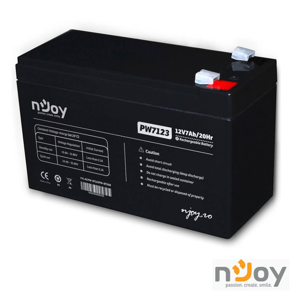 Acumulator 12V 7AH - NJoy PW7123