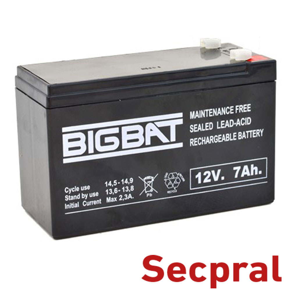Acumulator BIG BAT 12V 7Ah - OEM SLA-7AH