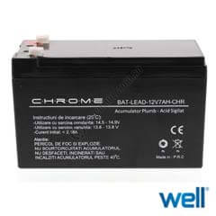 Acumulator plumb acid 12V 7AH - Well 12V7AH-WL