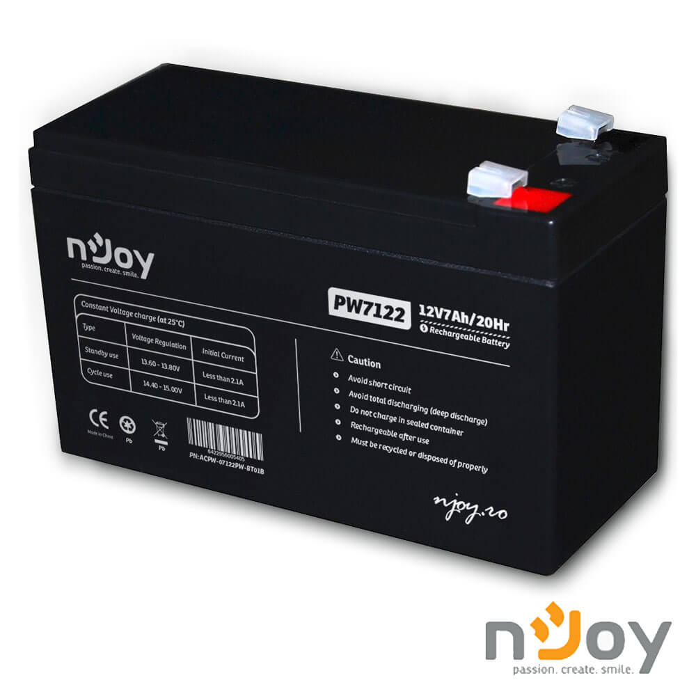 Acumulator 12V7Ah - NJoy PW7122