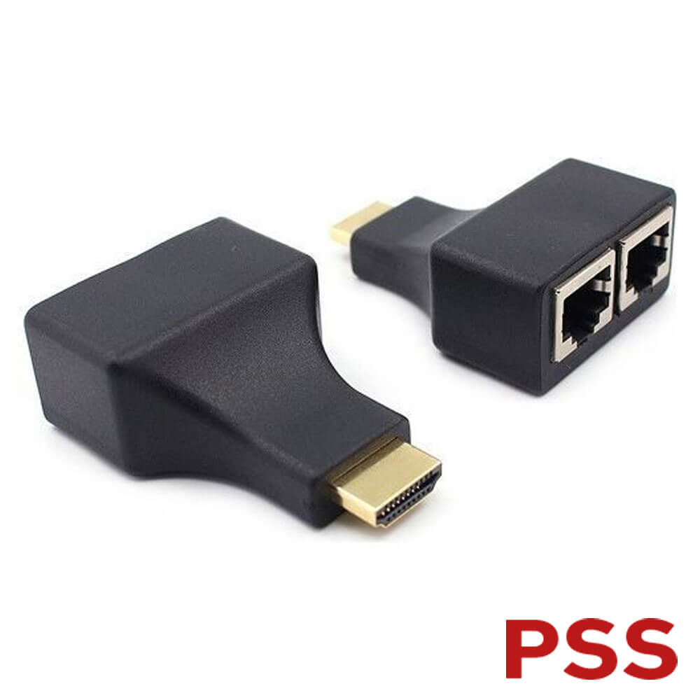 Adaptor HDMI tata la RJ45 mama - PSS HDMI029