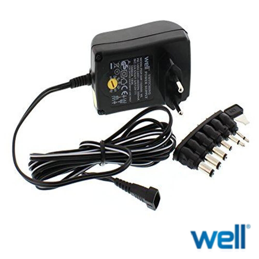 Alimentator universal in comutatie 12V DC 1A - Well 1000MA/6T-WL