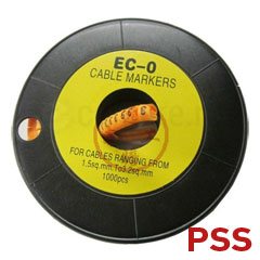 Rola marcare cablu PVC subtire - PSS EC-2MARKS