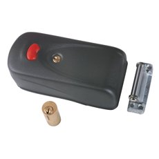 Yala electrica aplicata cu buton, clasa securitate 6  - CISA 1.1A731.00.0