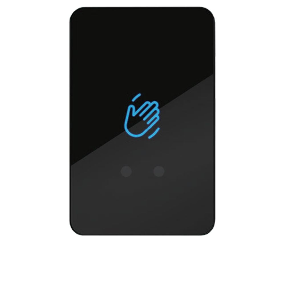 Buton de iesire Touchless ajustabil, plastic negru, montaj aparent, IP66 - CSAccess CSB-20C30S-P2