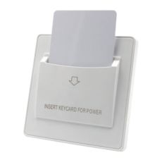 Economizor Mifare 13.56 MHz alb, 110-220V, 6000W pentru camere hotel - CSAccess CSH-MI-1356