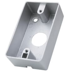 Doza montaj aparent pentru butoane, aliaj zinc, 86x50x28 mm - CSAccess CSK-50M