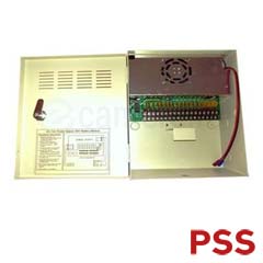 Sursa alimentare DC12V/20A cu back-up pentru 18 camere - PSS ESB12-A20-C18