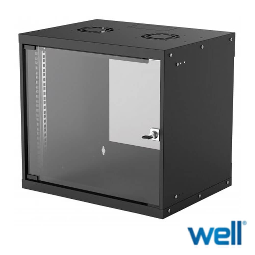 Cabinet metalic - Rack - Well CAB-19-9U-48