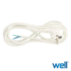 Cablu alimentare 2m, fisa Schuko - Well PW/SH-2MWE
