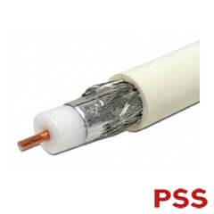 Cablu coaxial RG6, Aliaj, cu sufa metalica, autoportant - PSS CX-MESS-300