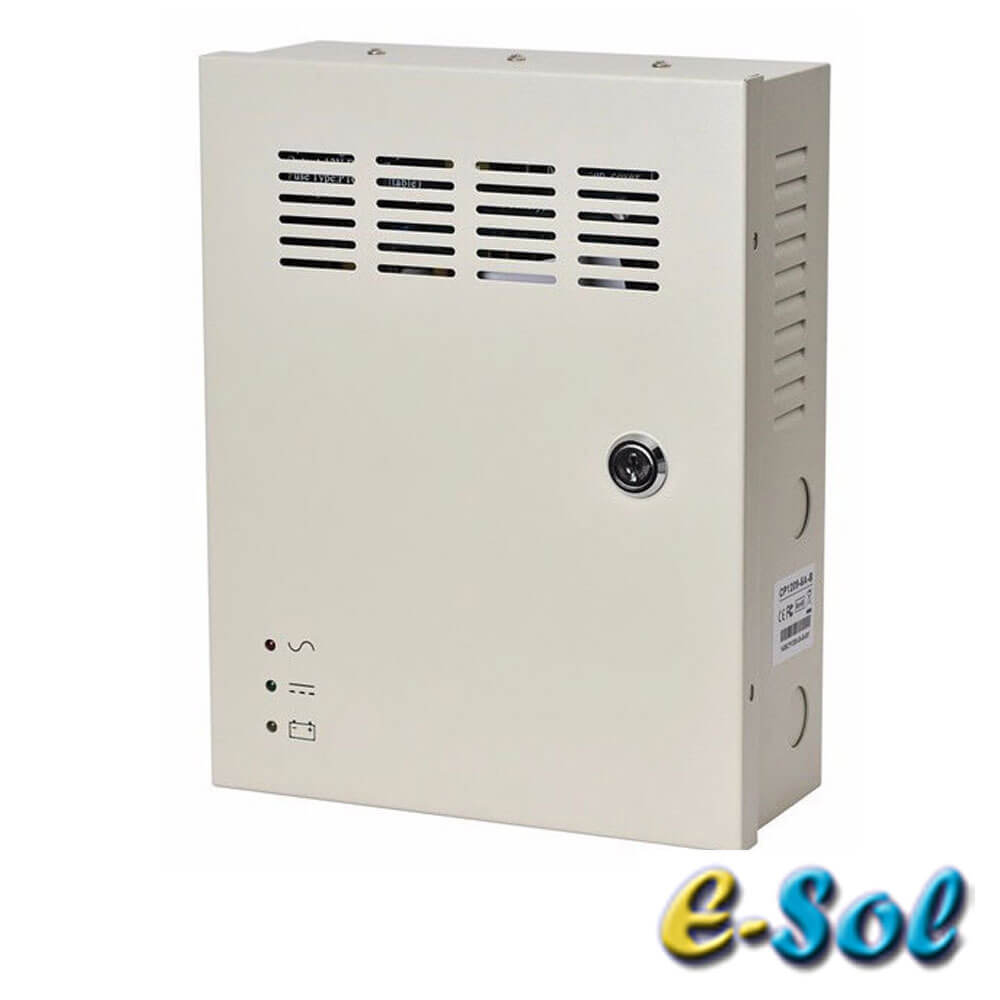 Sursa de alimentare 9 camere cu back-up - e-Sol ESB12-A10-C09