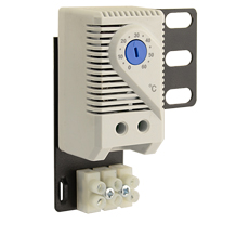 Termostat analogic pentru ventilatoare rack, 0 - 60 grade, alb  - Dateup JZ20210731001