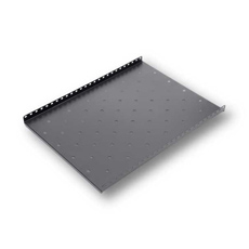 Raft fix pentru rack de podea 800mm , negru RAL9004 - DATEUP Raft-1U-800
