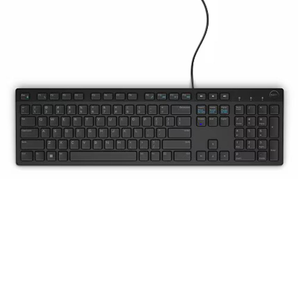Tastatura 580-ADHK-DL, cu fir, neagra - DELL Kb216