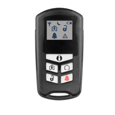 Telecomanda radio bidirectionala seria Alexor, ecran LCD cu iconuri, 4 taste - DSC WT4989