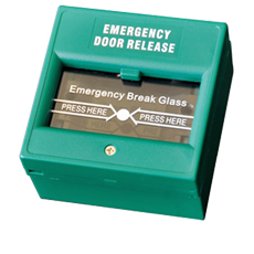 Buton iesire de urgenta, verde, plastic, normal open/closed - Dahua ASF921