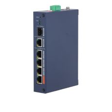  Switch PoE industrial cloud-managed cu Hi-PoE si topologie retea - Dahua CHS4106-4ET-60