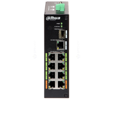 Switch 8 porturi industrial ePoE +2 upload - Dahua LR2110-8ET-120
