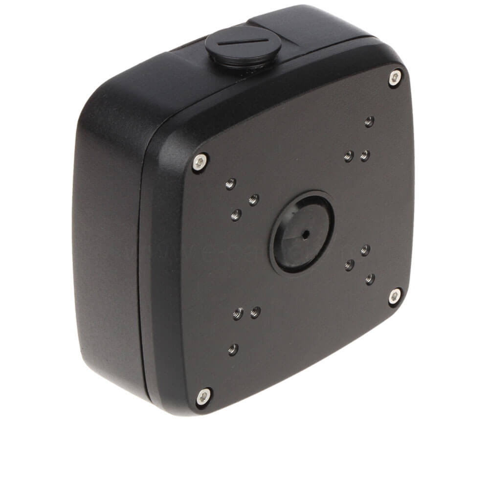 Cutie de distributie waterproof, aluminiu, neagra - Dahua PFA121-BLACK-V2