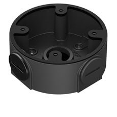 Cutie de distributie waterproof, aluminiu, neagra - Dahua PFA13A-E-BLACK
