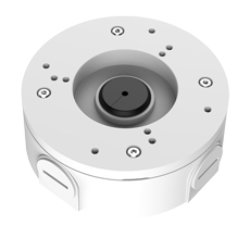 Doza montare jonctiune, aliaj aluminiu, Î¦123.4×44.9mm, alba - Dahua PFA5300R