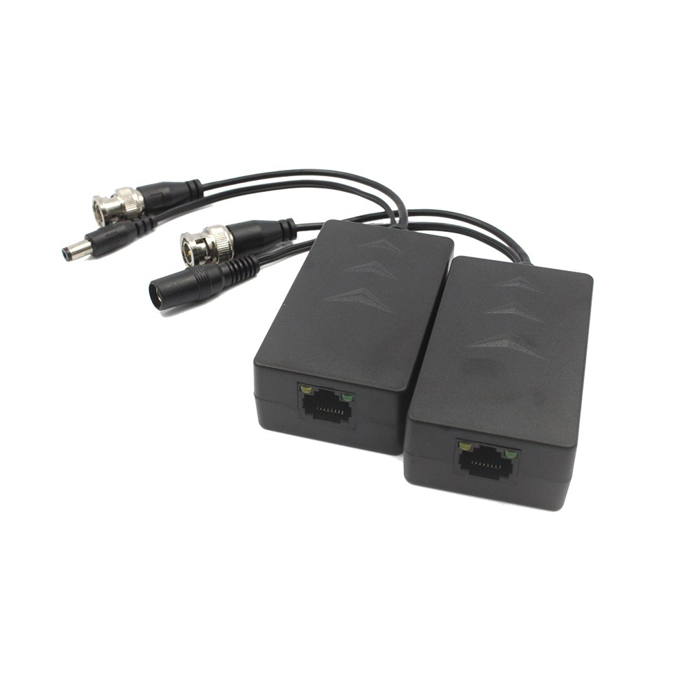 Video balun pasiv cu alimentare, intrare RJ45, iesire BNC tata - Dahua PFM801-4MP