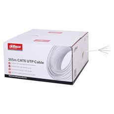 Cablu retea UTP cat.6, Cupru Brut, Certificare CPR Eca, Rola 305m - Dahua PFM923I-6UN-C