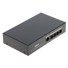 Switch 4 PoE+1 Uplink 100Mbps, 36W - Dahua PFS3005-4ET-36