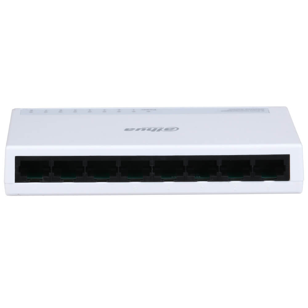 Switch 8 porturi 10/100 Mbps, 1.6 Gbps - Dahua PFS3008-8ET-L