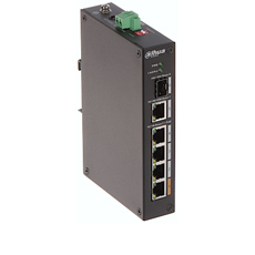 Switch 4 porturi PoE + UpLink 1x Gigabit si 1x SFP, 1 port Hi-PoE, 60W - Dahua PFS3106-4ET-60-V2