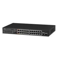 Switch PoE cu management 24 porturi +1 port Gigabit - Dahua PFS3125-24ET-190
