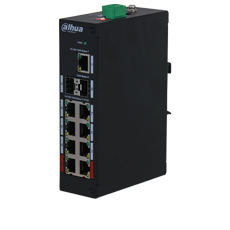 Switch 8xPoE, 2xSFP + 1RJ45 Uplink, 120W, PoE Watchdog, All-Giga Ports - Dahua PFS3211-8GT-120-V2