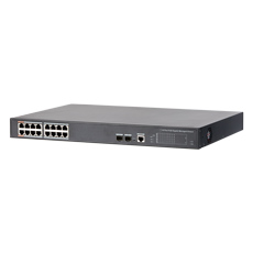 Switch 16 PoE+2 Uplink SFP, All-giga Ports, 240W, Portul 1 si 2 Hi-PoE - Dahua PFS4218-16GT-240