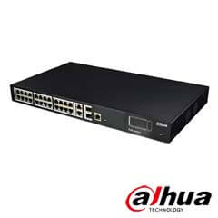 Switch PoE cu management 24+2GE- Dahua PFS4228-24P-370