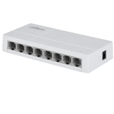 Switch 8 porturi Fast Ethernet neadministrabil, compact si eficient - Dahua SF1008L-EUR