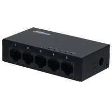 Switch Gigabit 5 porturi metalic, performant si compact pentru retele CCTV - Dahua SG1005-EUR