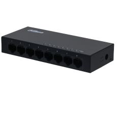 Switch Gigabit 8 porturi, metalic, performant pentru retele profesionale - Dahua SG1008-EUR