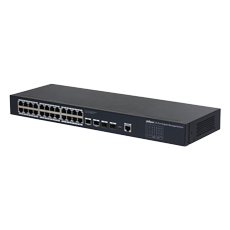 Switch 24xRJ45 Gbit+ Upload 2xRJ45 Gbit si 2xSFP, 56 Gbps, MAC 8K - Dahua SG4028