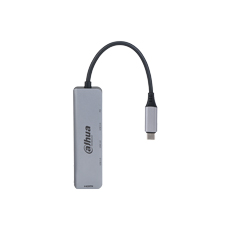 Docking station adaptor de la USB3.1 Tip-C la 3xUSB3.0, 1xHDMI 4K 60 Hz, 1x PD, metalic - Dahua TC35