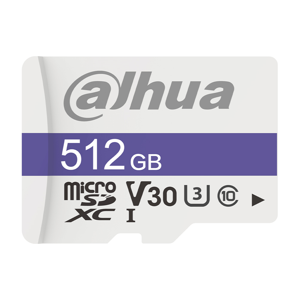 Card MicroSD 512GB, Citire 95MB/s, Scriere 80MB/s, C10/U1/V10, exFat - Dahua TF-C100/512GB