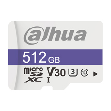Card MicroSD 512GB, Citire 95MB/s, Scriere 80MB/s, C10/U1/V10, exFat - Dahua TF-C100/512GB