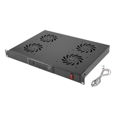 Unitate cu 4 ventilatoare, 1U, termostat digital, senzor temp, temporizator - DATEUP 9801130771-T