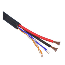 Cablu Hybrid UTP 2 perechi 2X2X24AWG + alimentare 2x1.5, Cupru integral, 305m - ELAN ELN-TVCC-JELLY